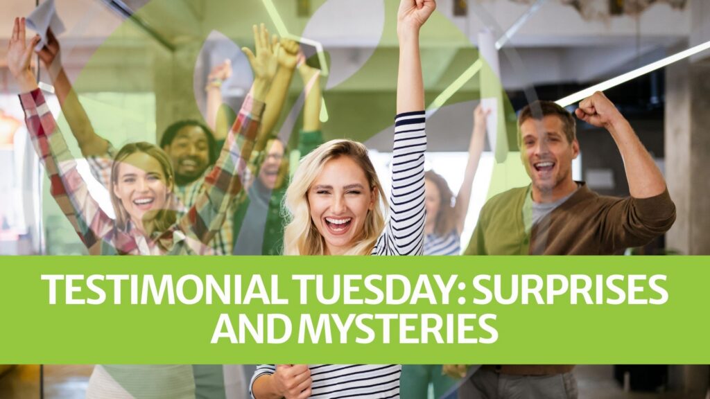 Martes de testimonios: Sorpresas y misterios Martes de testimonios: Sorpresas y misterios